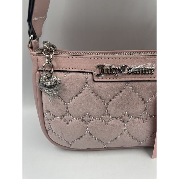 Juicy Couture Fashion Icon Mini Wristlet Dusty Pink Blush NEW - FAST Shipping!!! - Picture 3 of 6